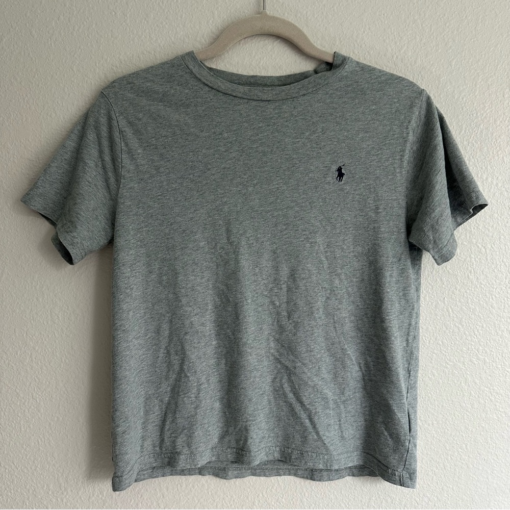 Polo by Ralph Lauren Heather Gray Short Sleeve Logo Tee